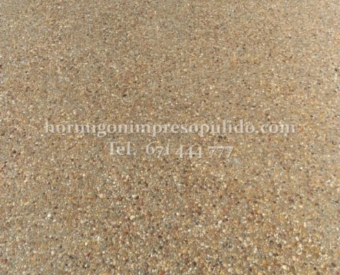 Hormigón Árido Visto