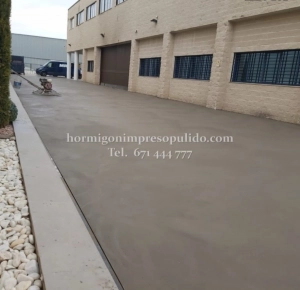 Hormigón Semipulido