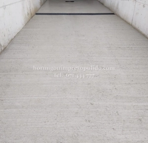 Hormigon Rayado Barrido Fuenlabrada
